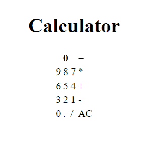 Table Calculator