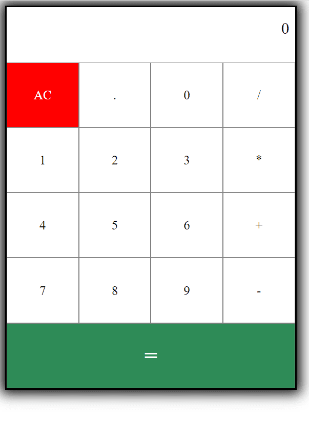 Calculator in HTML with button
