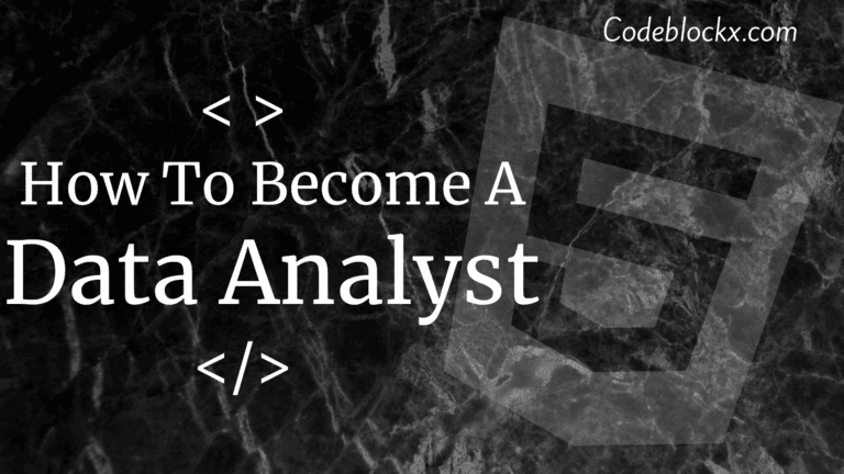 Become a data analyst