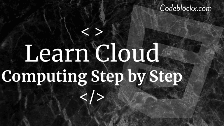 Learn cloud computing
