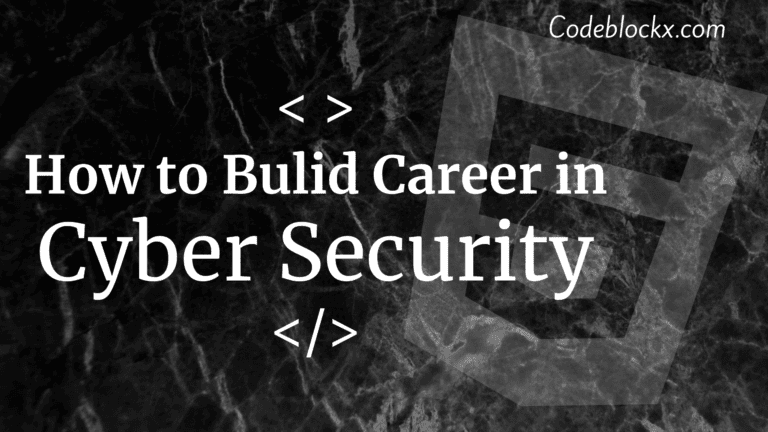 Career in CyberSecurity